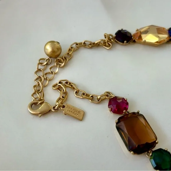 Kate Spade Perfectly Imperfect Stone Mixed Stone Crystal Necklace [RareVintage.] - Picture 8 of 15